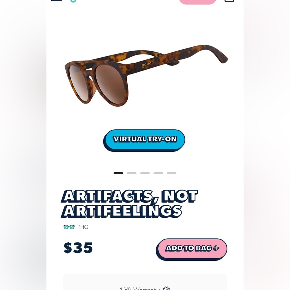 New in box GOODR sunglasses